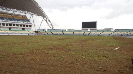 Stade d’Angondjé : Une nouvelle pelouse pour un retour des Panthères en 2026
