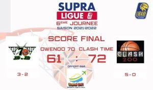 Championnat de basket de l’Estuaire&nbsp;: Clash-Time demeure invaincu