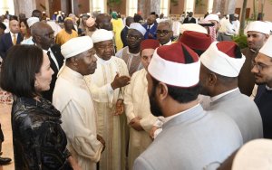 Ali Bongo commémore l’Aid-El-Fitr au palais présidentiel de Libreville