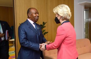 Ali Bongo échange avec la présidente de la commission de l’Union Européenne