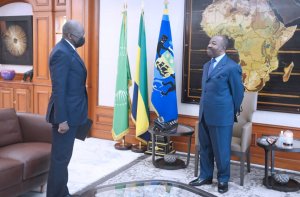 L’ancien ministre Charles Mba en exil en France, reçu en audience par Ali Bongo