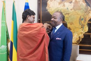 Ali Bongo reçoit la distinction HeforShe de l’ONU Femmes