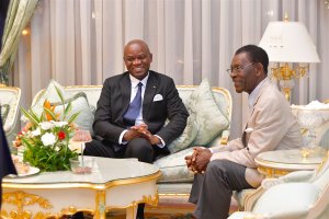 Brice Clotaire Oligui Nguéma s’entretient à Malabo avec le président équatoguinéen