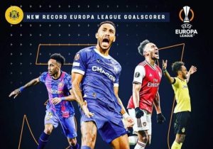 Record-UEFA&nbsp;: Aubameyang devient le roi de l’Europa League