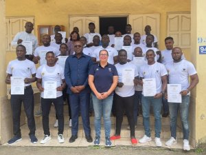 Première cuvée d’encadreurs de handball gabonais licenciés D par la CAHB