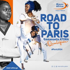 La taekwondoïste gabonaise Emmanuelle Atora file aux JO de Paris